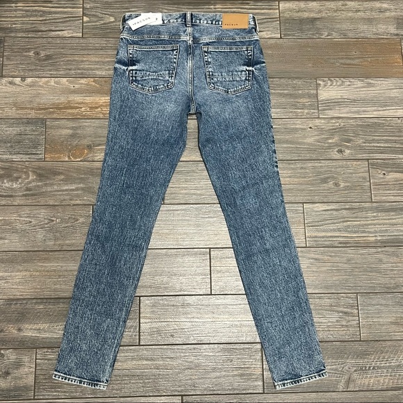 NWT PacSun Men’s Jeans 28X30 29X32 Medium Indigo Stacked Skinny Comfort Stretch - Picture 4 of 13
